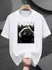 Graphic T-shirt - Casual Summer Tee with "MALONE" Print