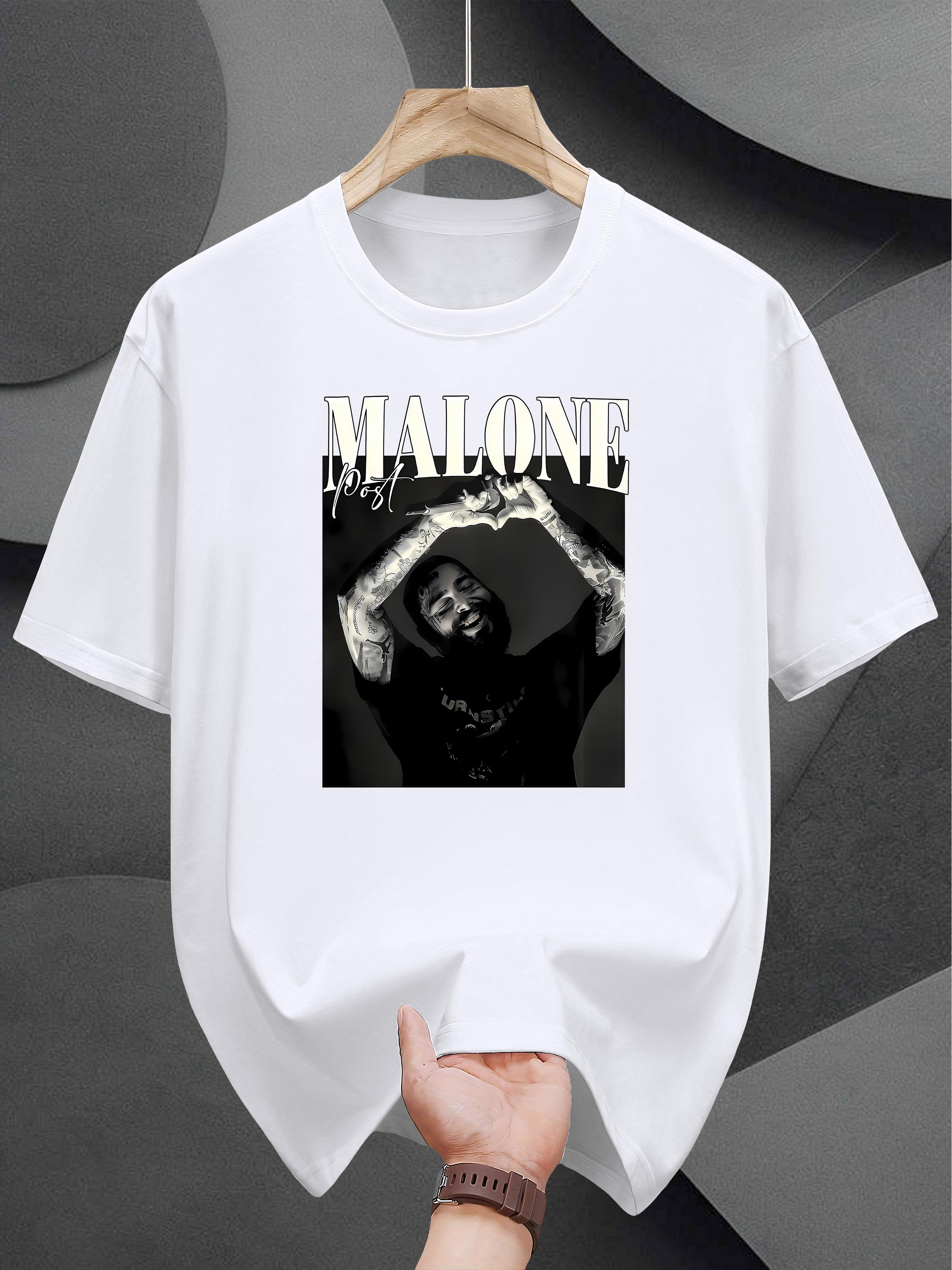 Graphic T-shirt - Casual Summer Tee with MALONE Print XL