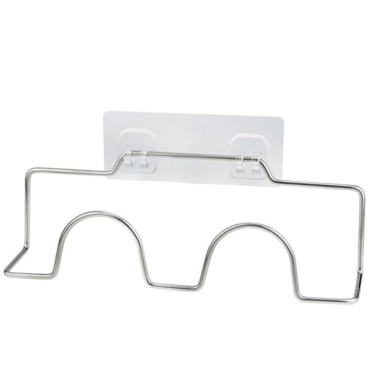 

Полка для обуви из нержавеющей стали, подвесная полка для обуви для ванной комнаты и кухни, без перфорации, полка для обуви, полка для тапочек с крючком, полка для обуви белый