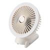 Desk Fan USB Charging Rotatable Foldable 3600mAh Power Bank Wall Mountable Handheld Clip On Fan with Night Light
