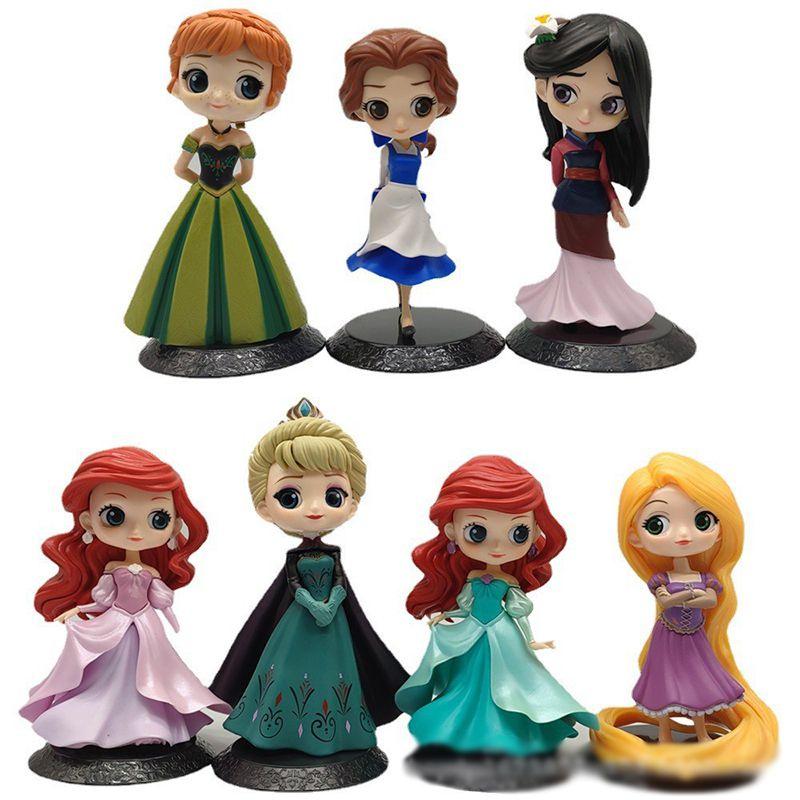 Enchanting Disney Princess Action Figures Anna Elsa Ariel Rapunzel Perfect For Girls Gifts