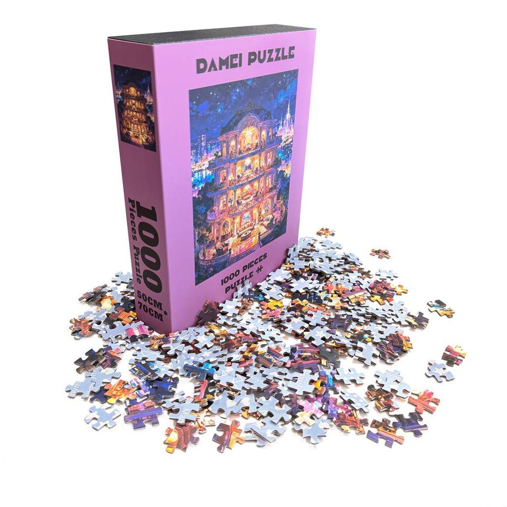 Custom Thickened Frosted Jigsaw Puzzles - 100/500/1000 Pieces