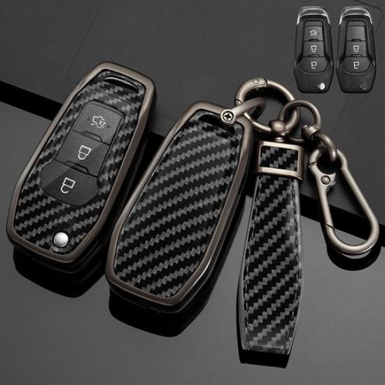 Zinc Alloy TPU Car Key Fob Case Cover For Ford F150 F450 Explorer Ranger Mustang