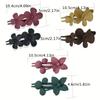 1Pc Vintage Floral Hair Clip Set Suitable All Seasons,versatile Daily Use,diverse Flower Shapesfirmsimpleretro Styleclip On Hair