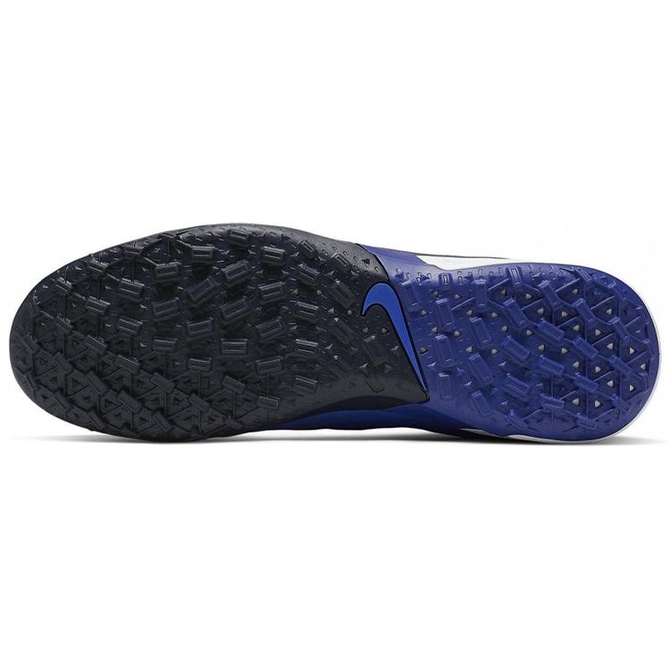 Nike Tiempo Legend 8 Pro Round Toe Lace-Up Turf Soccer Shoes Men Soccer Shoes Blue AT6136-414