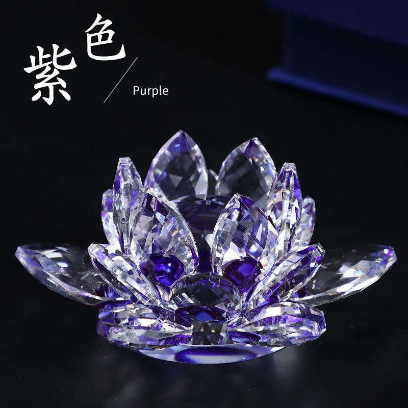 

Украшения из хрустального стекла в виде лотоса: Подставка для мобильного телефона, витрина для ювелирных изделий и предметы домашнего декора