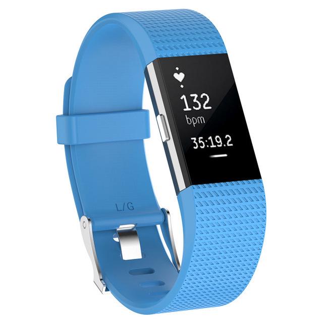 Fitbit Charge 2 Plaid Replacement Strap - TPE Material