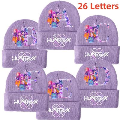 KPop Dem0n Hnuters Knitted Hats Winter Warm Windproof Hat Anime Beanie Kids Children Caps GZW