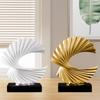Ocean Wave Statue Home Decoration Art Figurine Gift Collection Tabletop Ornament for Hotel Bedroom Bookshelf Office Living Room