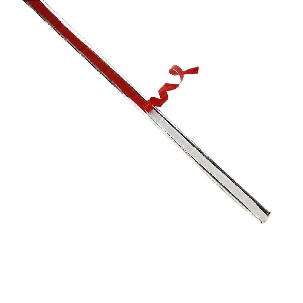 Bilkasse Dekorlist Sølv Krom Dørkantlister Autostøtfanger Dekorlist 6mm*3m Kromstyling