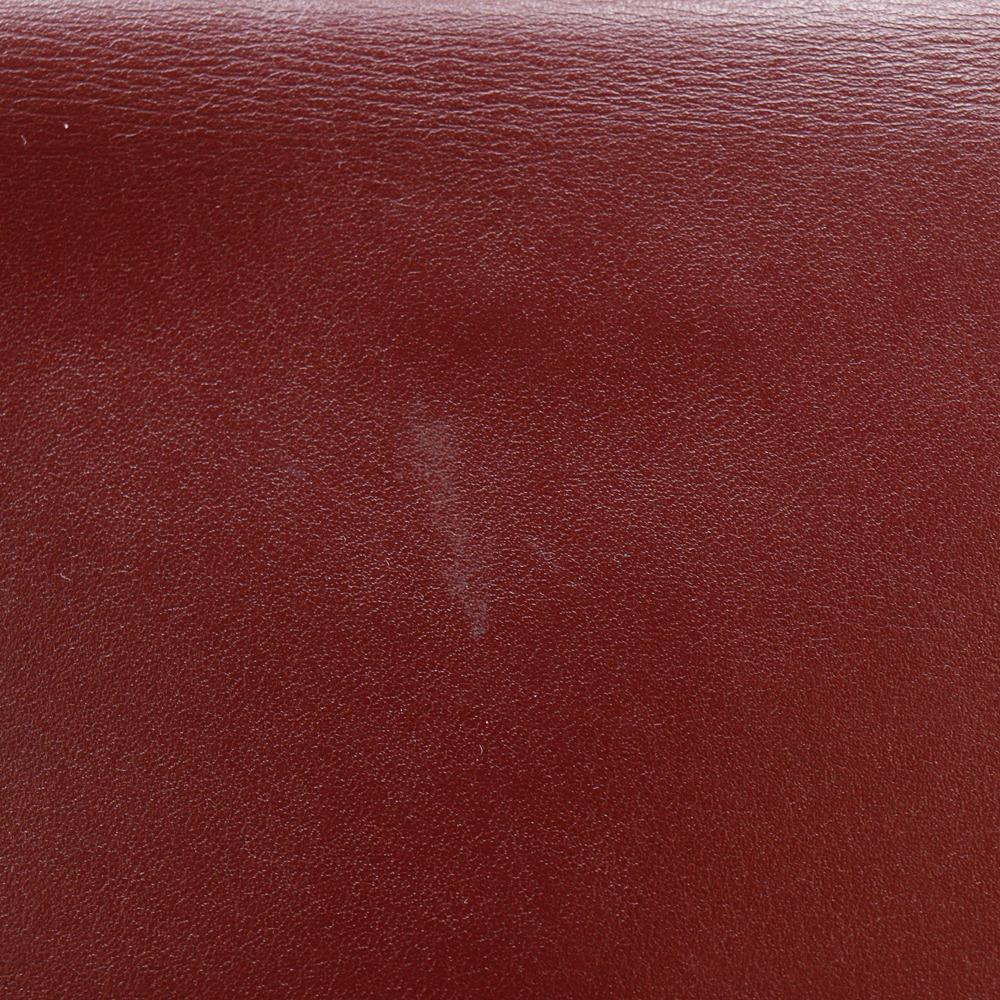 CARTIER Must Line Clutch bag Bordeaux Calfskin Women Used