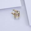 KC Gold Fashion Korean Style U-Shaped Celebrity Design Earrings
