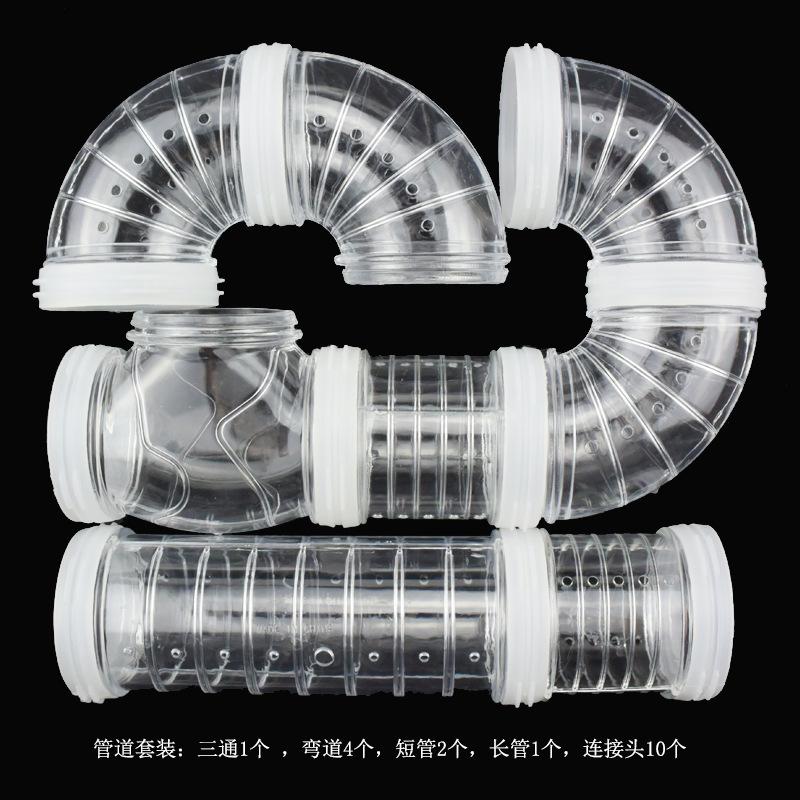 Hamster Coop External Pipelines Can Be Randomly Spliced DIY Landscape Design Pipes Hamster Cage Modification Movement Tunnel