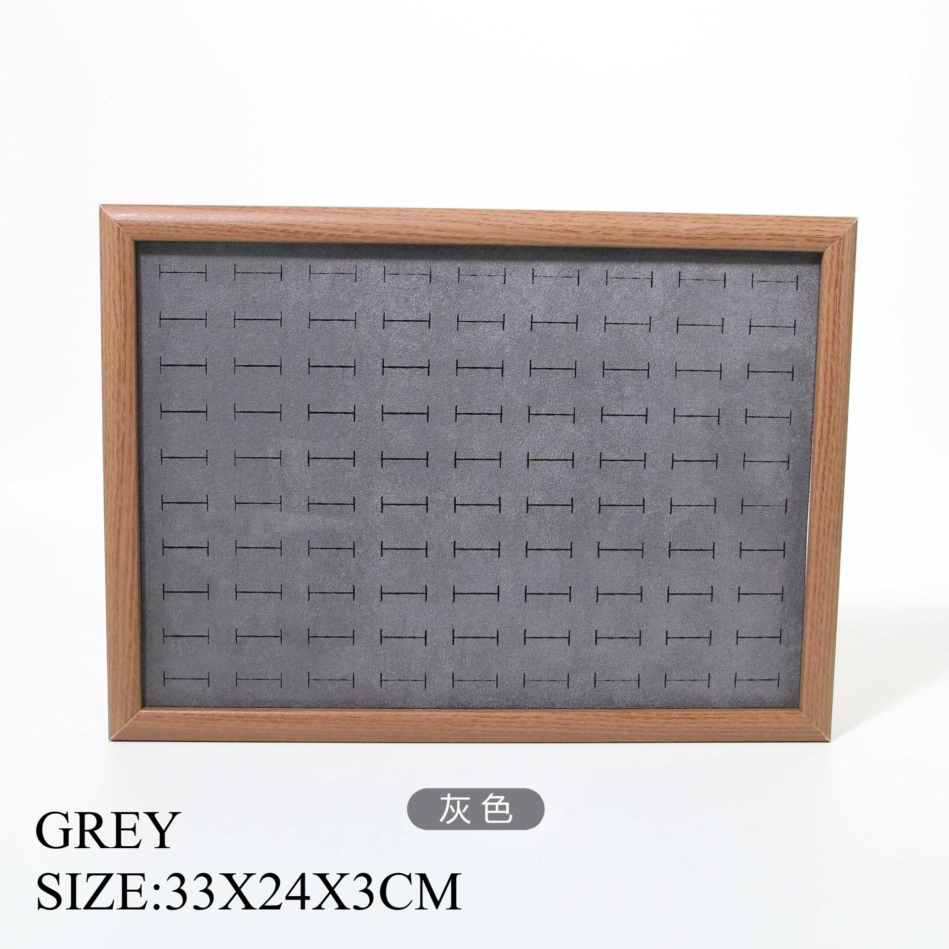 

Wooden Ring Display Tray Wood Grain Rings Earrings Storage Pallet Store Counter Display Organizers Home Jewelry Storage Box