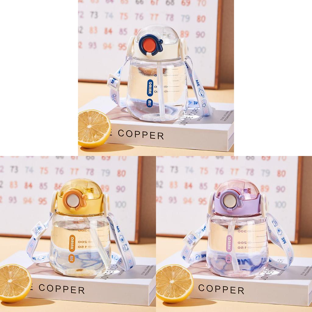 Childrens Pc Material Water Bottle With Push Open Cap For Gift And Daily Use