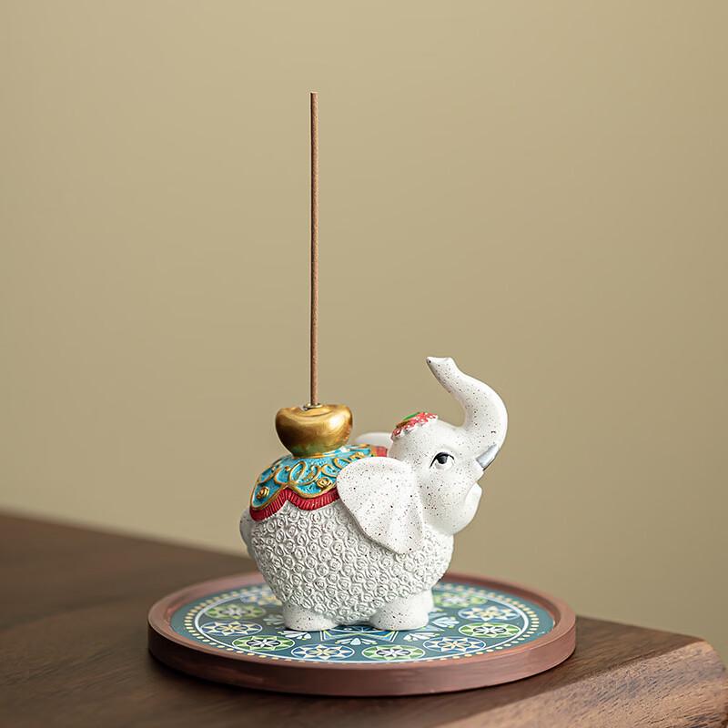 Auspicious Elephant Incense Holder