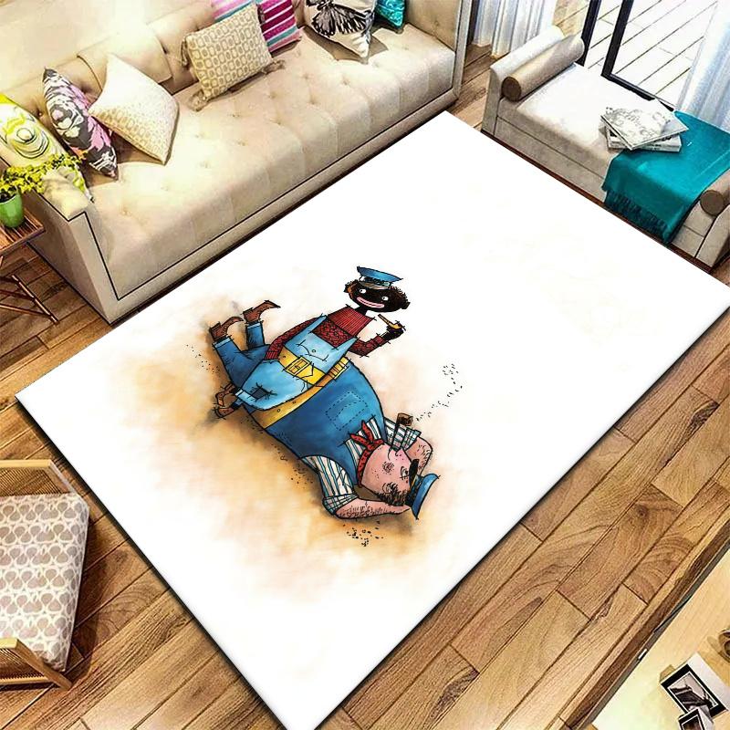 Jim Knopf Carpet Rug for Living Room Bedroom Home Sofa Decoration,Kids play Nonslip Floor Mat