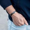 Black Bracelet Anti-scratch for Men Shell Health Energy Hematite Magnetic Bracelet Benefits Arthritis 10mm Ceramic Bracelet Male
