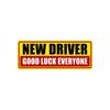 Waterproof PVC Student Driver Magnet Reusable Vehicle Safety Warning  For Teen Drivers