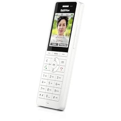AVM Fritz!Fon X6 Blanco Διεθνές Ασύρματο Τηλέφωνο DECT Πλήρους Διπλής Επικοινωνίας HD, Έγχρωμη Οθόνη, Συμβατό με Fritz!Κουτί με Βάση