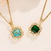 Exquisite High-End Zircon Pendant Necklace for Women