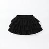 School Girls Dance Layered Tutu Skirt Elastic Waist Pleated Skirt Kids Performance Daily Wear Casual Party Outfit Ruffle Skirts