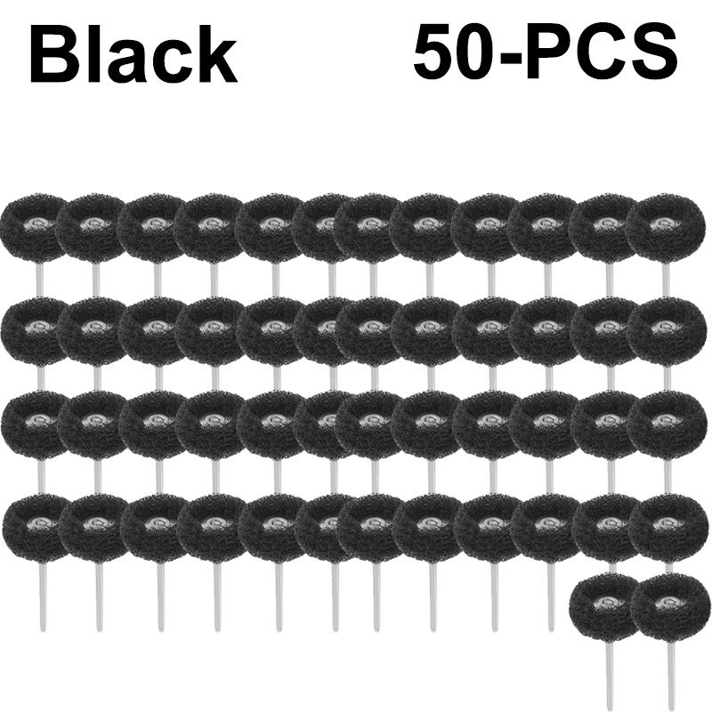 50Pcs Dental Handheld Fiber Wheel Grinding and Polishing for Denture Technician Grinding Machines Dental Laboratory Consumables