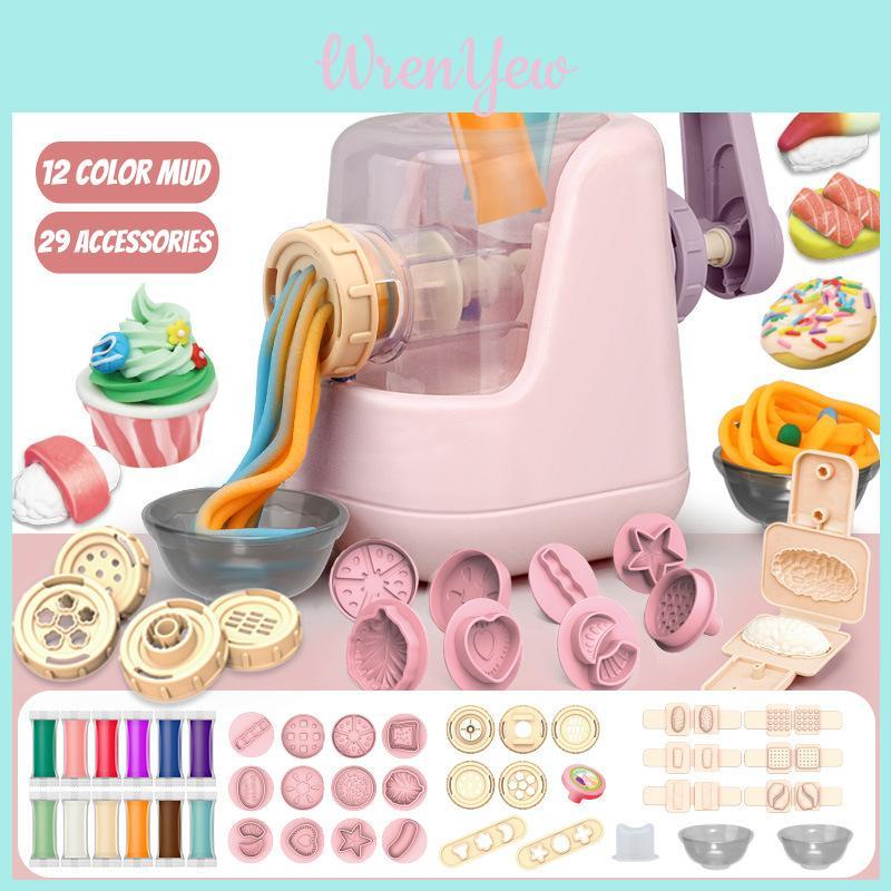 Fun And Educational Play Dough Set For Girls Creative Ice Cream And Noodle Maker