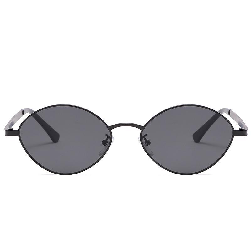 New Internet celebrity personality small frame sunglasses women's tide European and American oval ins style sunglasses men's street shot glasses s