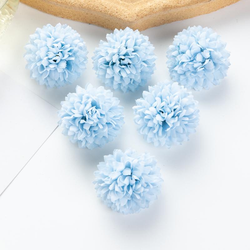 5/10pcs Silk Hydrangea Wedding Garden Roses Arch Home Decora Festival Wreaths Fake Plants Artificial Flowers Ball Chrysanthemum
