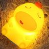 Capybara Lulu Night Light Cute Led Silicone Sensing Pat Lamp Room Decoration Usb Charging Indoor Atmosphere Lamp Children Gift