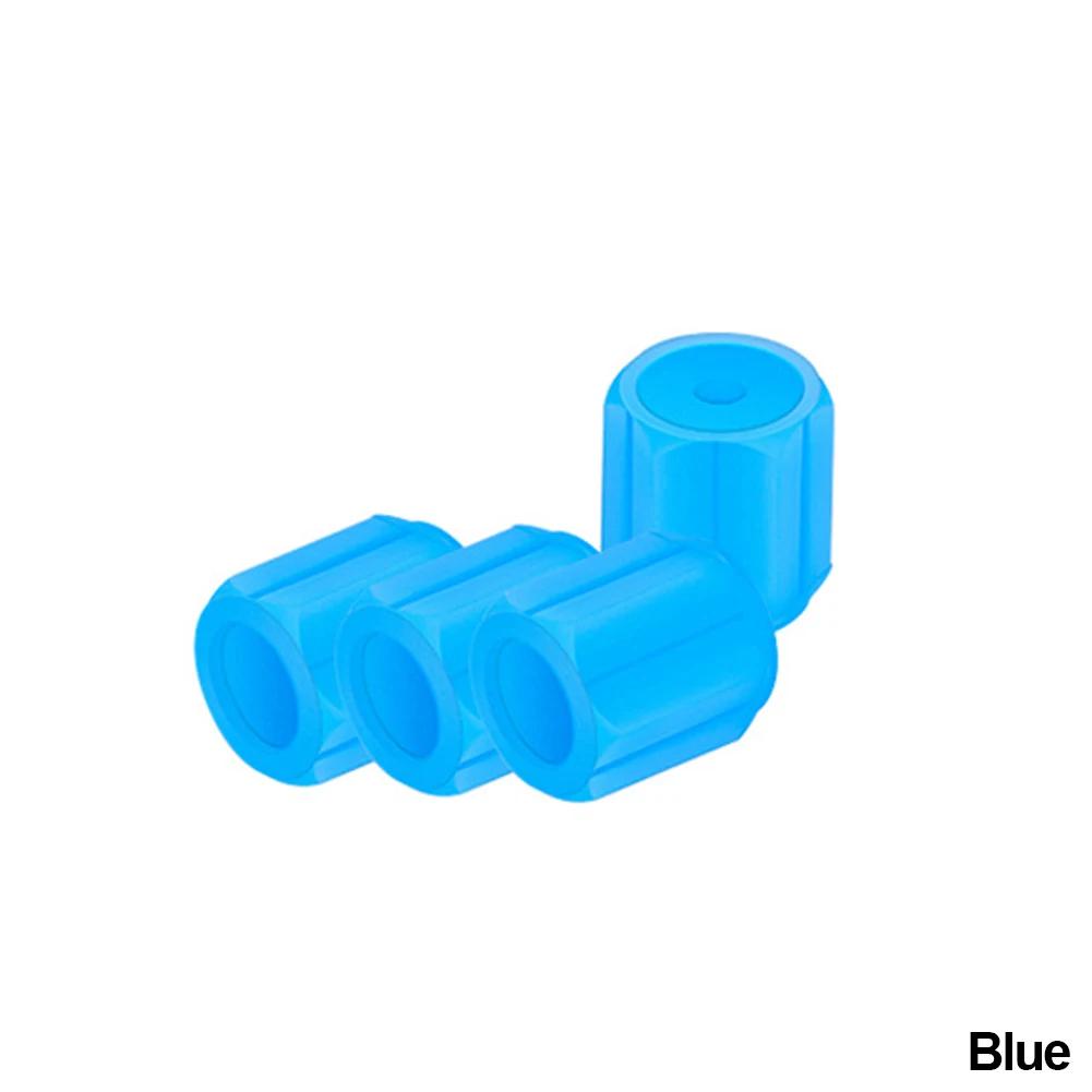 4PCS Universal Luminous Valve Cap Dust-proof Tires Wheel Hub Valve Glowing Tyre Stem Covers Applicable Car Motorcycle Bike