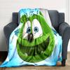 1pc Gummy Bear1 Blanket, Gift, for Men and Women, Soft Blanket, Good for Sofa Bed Couch Travel, Lightweight Flannel Blanket