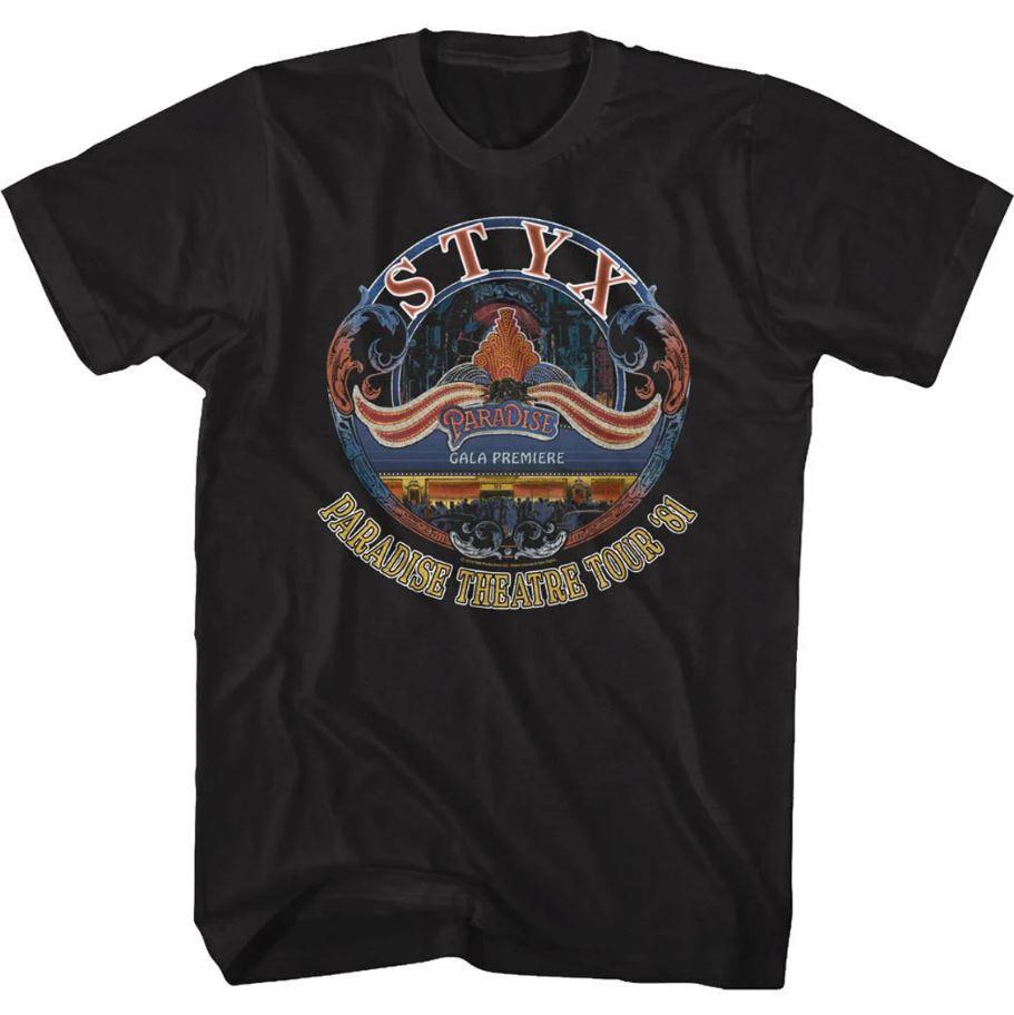 Styx Band Paradise Theatre Tour Rock Shirts Unisex Cotton S5xl S