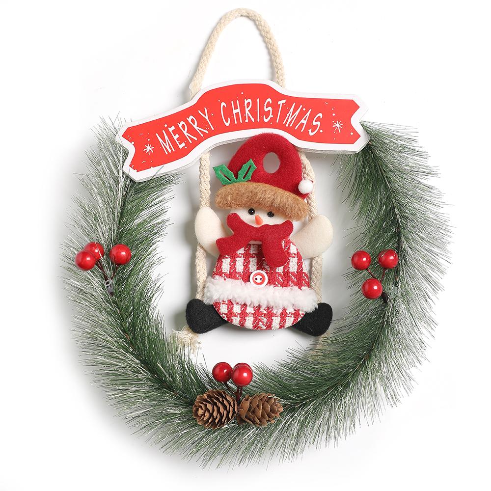 

1 шт. 31 см Рождественская гирлянда для украшения, подвеска для рождественской елки, орнамент для домашнего декора, подарок для новогодней вечеринки 2026, аксессуары для Навидад