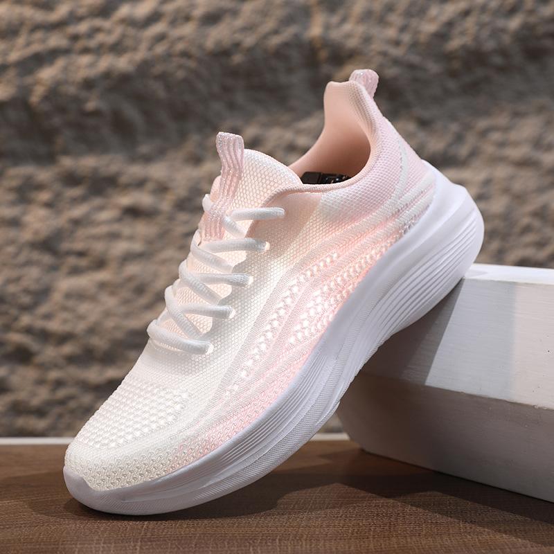 Brand women's shoes, sports shoes, women's new running shoes, shock-absorbing shoes, soft-soled mesh casual shoes, breathable running shoes 8838