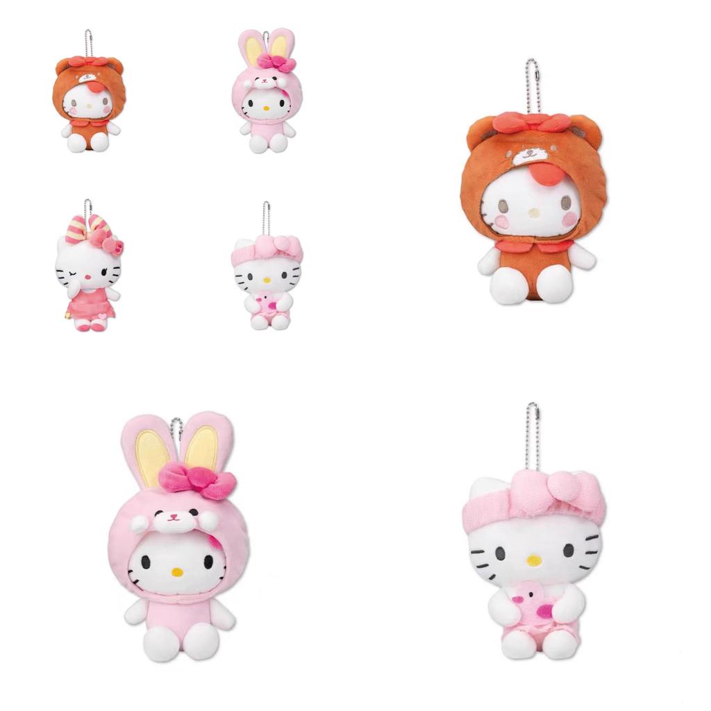Charming Hello Kitty 50th Anniversary Plush Bear And Bunny Toy With Beautiful Designs