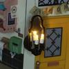 Dollhouses LED Wall Lamp Two Head Wall Lamp for 1/12 Scale Miniature Lighting for Elegant Home Garden Scene Decoration