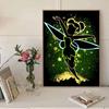 Full Round Diamond Painting The Glowing Elf In The Dark Night Art Rhinestone Picture Mosaic DIY 5D Cross Stitch Embroidery Home Decoration