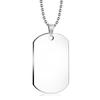 DIY Personalized Colorfast Stainless Steel & Titanium Dog Tag Keychain Ornament