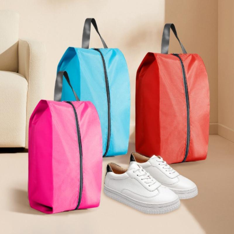 Portable Shoe Storage Bags Travel Shoe Cover Pouch Waterproof Pocket Unisex Zipper Organizer Bag Tote Bag Shoe Storage Pack