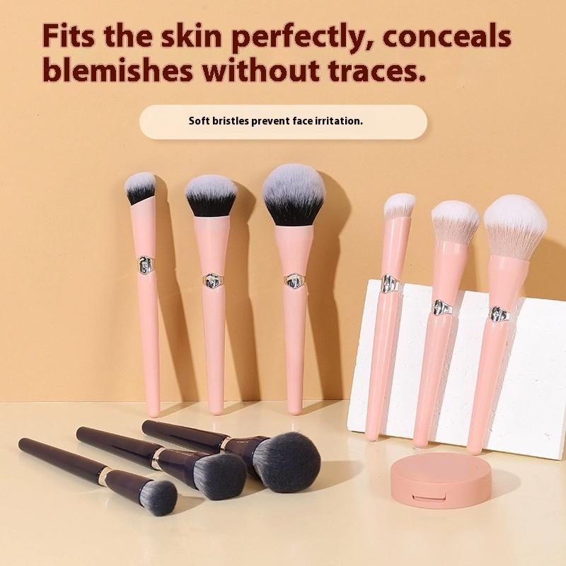 Makeup Brush Kit 3pcs Premium Contour Blusher Brushes Makeup Brush Blending Foundation Concealer Brush Beauty Cosmetics Tools