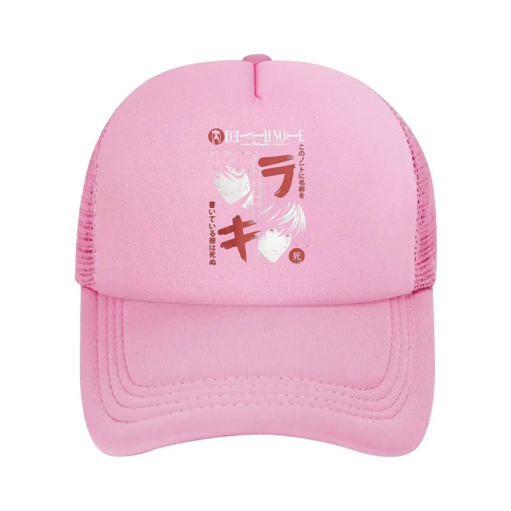 Death Note Anime Art Design Mesh Baseball Cap Casual Hat Outdoor For Womens Unisex FeUnisex