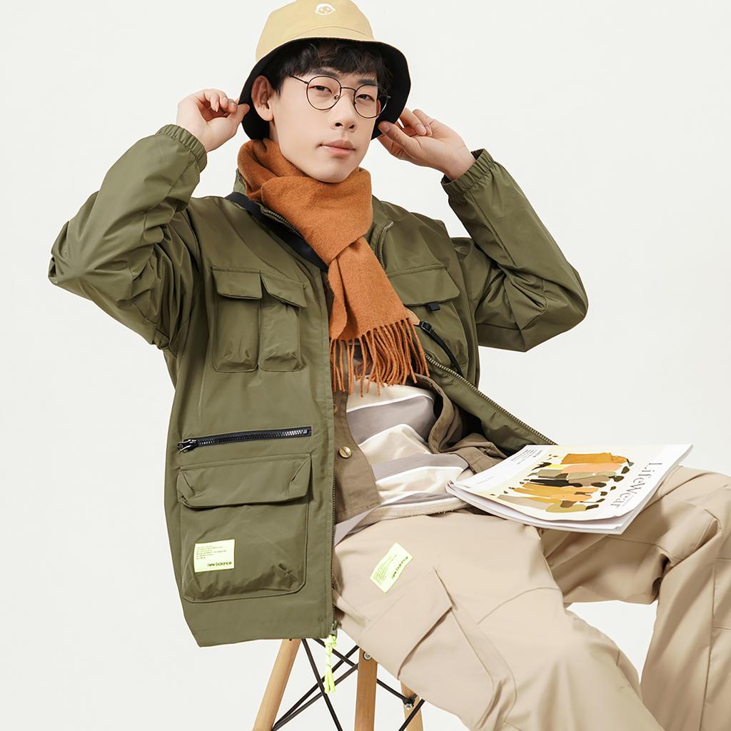 New Balance Jacket Men's Army Green AMJ21368-NTD