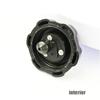 LYNNCHI Motorcycle 52mm Black Fuel Tank Cap Plastic Gas Petrol Tanks Cover Caps For Off Road Vehicle 49cc 70cc 90cc 110cc ATV