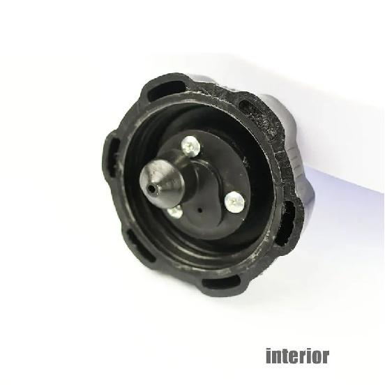 LYNNCHI Motorcycle 52mm Black Fuel Tank Cap Plastic Gas Petrol Tanks Cover Caps For Off Road Vehicle 49cc 70cc 90cc 110cc ATV