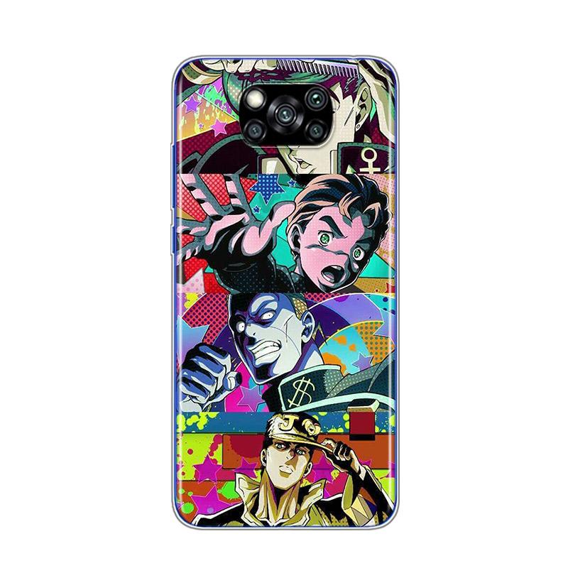 JoJo's Bizarre Adventure JoJo For Xiaomi Poco X3 NFC C3 F2 F1 M3 M2 X2 11 10T Note 10 8 Mi Play A2 5 Lite Pro Phone Case