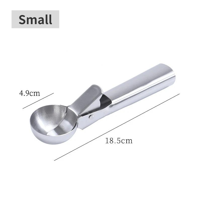 Набор ложек для мороженого с механизмом выталкивания Идеально подходит для мороженого, замороженного йогурта, фруктов и десертов Включает маленькую и большую ложки