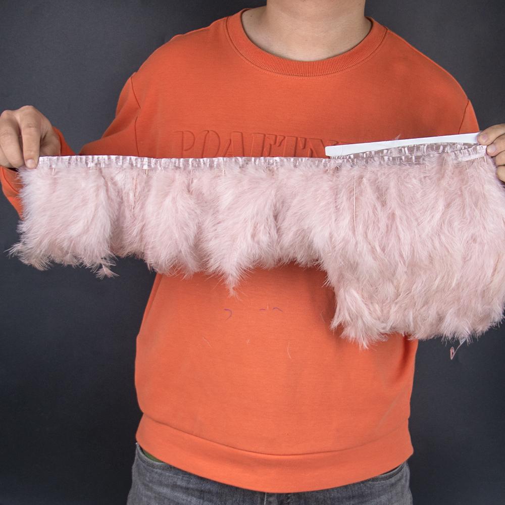 2 5 10 Meter Color Turkey Marabou Feathers Trim 4-6Inch Plumes Fringe For Sewing Crafts Wedding Party Dress Decoration
