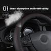 Easy Installation Car Steering Wheel Cover Nonslip Grip For Long Time Driving Comfort And Precise Control